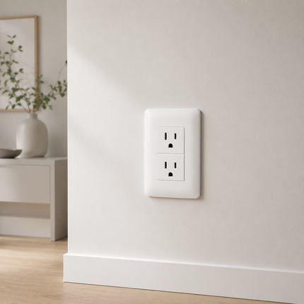 Contacto Dúplex Con Placa Blanca 10 Pzas 118374 - Blanco