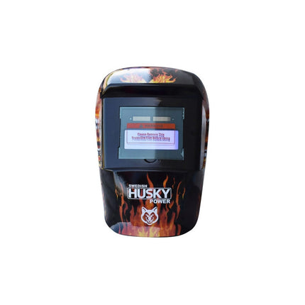 Careta Soldar Electrónica Ajustable Hkc35 Husky Color Negro