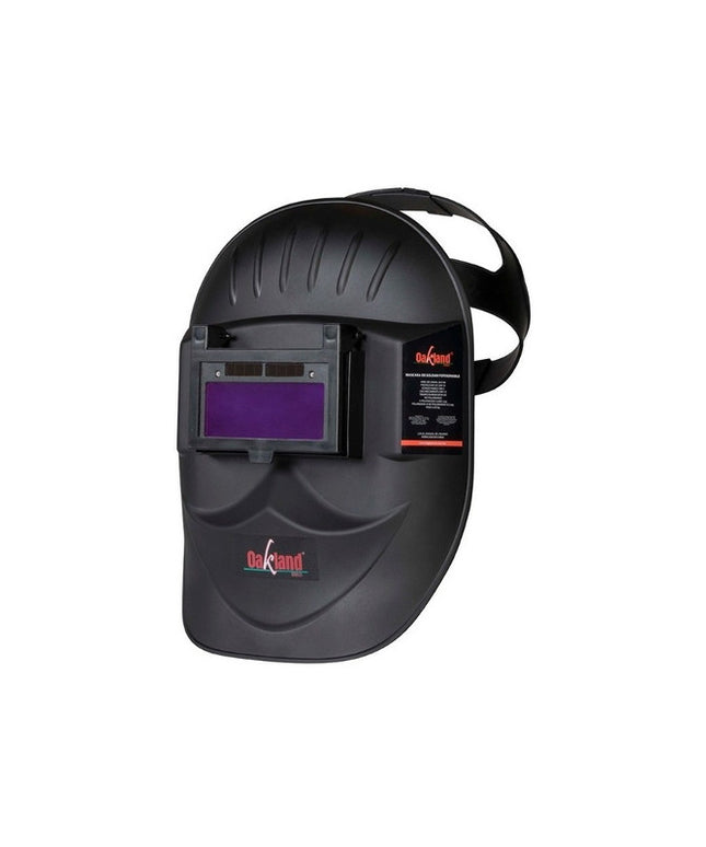 Careta Electronica Para Soldar Autooscurece Media Cara Negra Negro