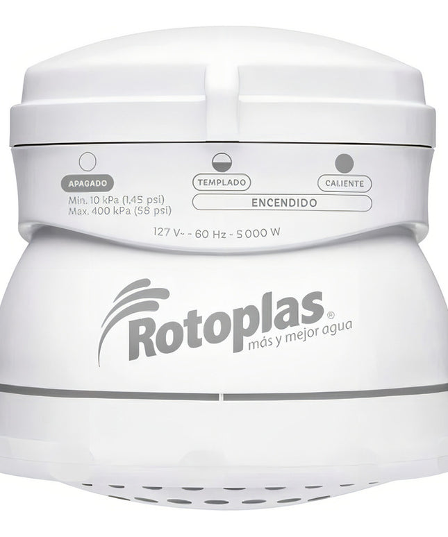 Regadera Eléctrica Rotoplas 5000 W (310841) Color Blanco
