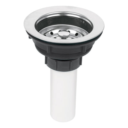 Kit Para Instalación Fregadero/tarja 1 Tina Mezcladora Negra Negro