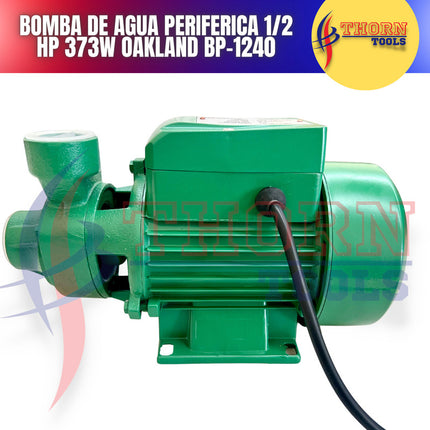 Bomba De Agua Oakland Bp-1240 1/2 Hp Monofásica Verde