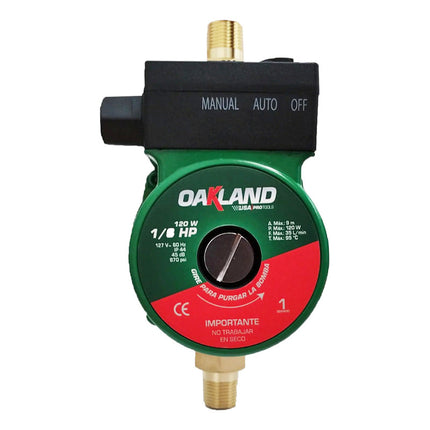 Bomba Presurizadora 1 Servicio 120w 1/6hp 35l X Min Oakland