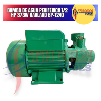 Bomba De Agua Oakland Bp-1240 1/2 Hp Monofásica Verde
