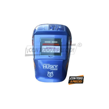 Careta Electrónica Para Soldar Hkc55 Husky Eagle Aguila C029 Color Azul