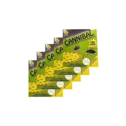 Cucarachicida Canibal De 80 Grs. Pasta 5 Pzas.