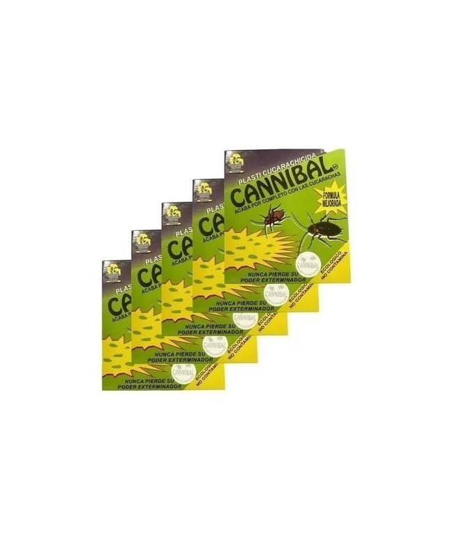 Cucarachicida Canibal De 80 Grs. Pasta 5 Pzas.