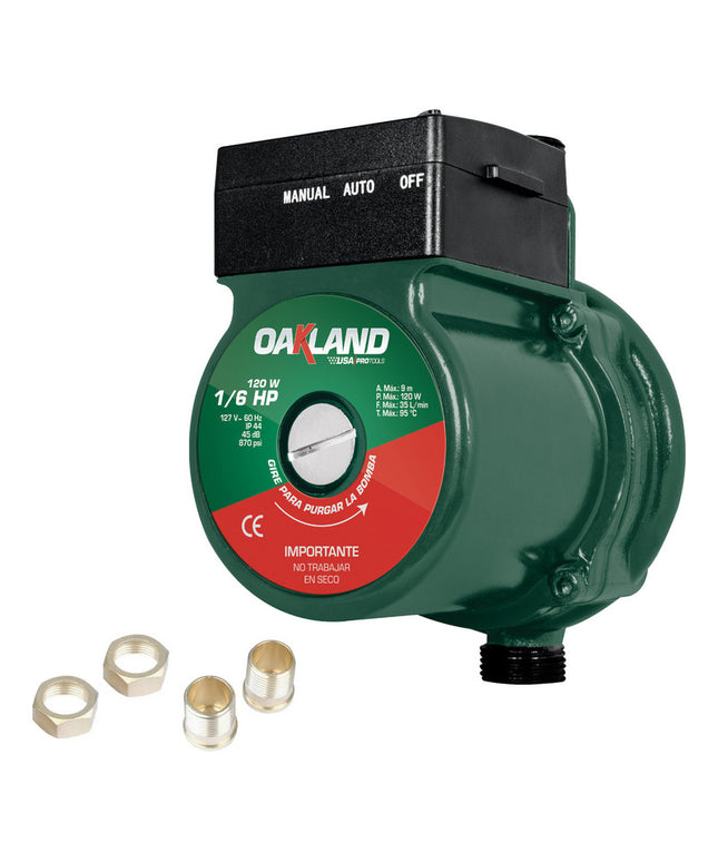 Bomba Presurizadora 120w 1/6hp 17l X Min Oakland Pa3560