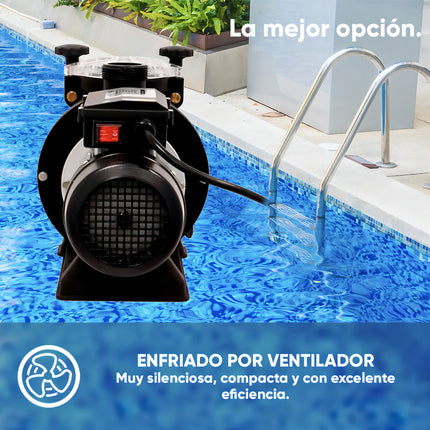 Motobomba Para Recircular El Agua En Piscinas. Aqua Pak Silver15/1115 De 1.5 Hp Nominal - Succion Y Descarga De 1.5 , Motor Monofasico 1x115 V
