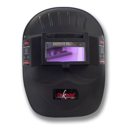 Careta Electronica Para Soldar Autooscurece Media Cara Negra Negro