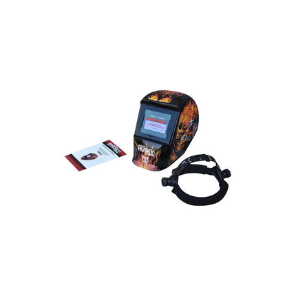 Careta Soldar Electrónica Ajustable Hkc35 Husky Color Negro