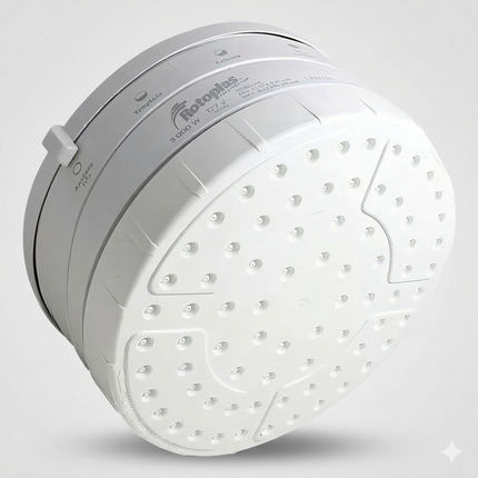 Regadera Electrica Ecologica 4 Temperaturas 5000 W Rotoplas Color Blanco