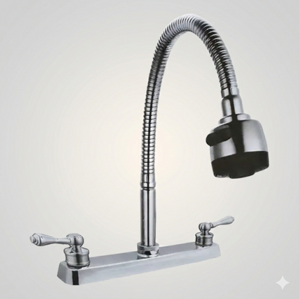Kit Fregadero/Tarja Acero Inoxidable De Empotrar 100x50cm mezcladora Flexible pvc
