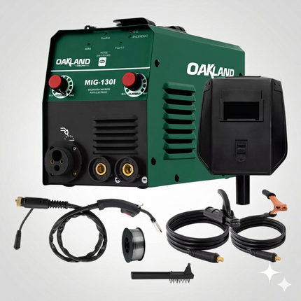 Maquina De Soldar Microalambre Electrodo 120amp Oakland Color Verde Oscuro