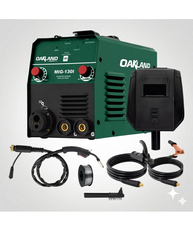 Maquina De Soldar Microalambre Electrodo 120amp Oakland Color Verde Oscuro
