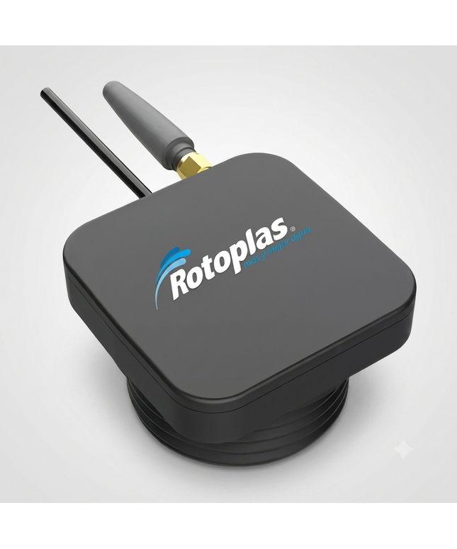 Medidor De Nivel De Agua Con Sensor Ultrasónico Rotoplas Negro