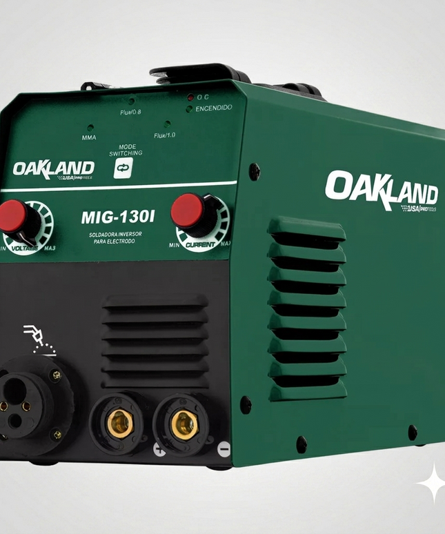 Maquina De Soldar Microalambre Electrodo 120amp Oakland Color Verde Oscuro