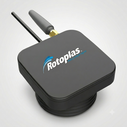 Medidor De Nivel De Agua Con Sensor Ultrasónico Rotoplas Solar Color Negro