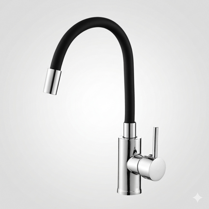 Kit Fregadero/Tarja Acero Inoxidable De Empotrar 100x50cm Monomando Negro modelo Hermes