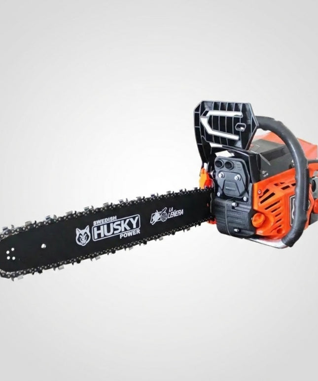 Motosierra a Gasolina Husky Power Espada 20" 52cc 2.5hp Hkm5220 Color Naranja